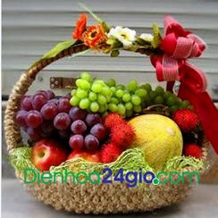 Đặt giỏ hoa quả ở đâu?