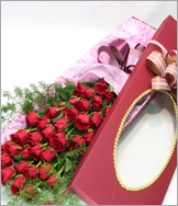 Hộp hoa hồng | hop hoa hinh chu nhat