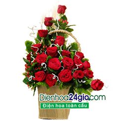 Gio hoa hồng đỏ