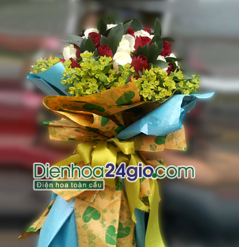 bó hoa đẹp, cách bó hoa đẹp